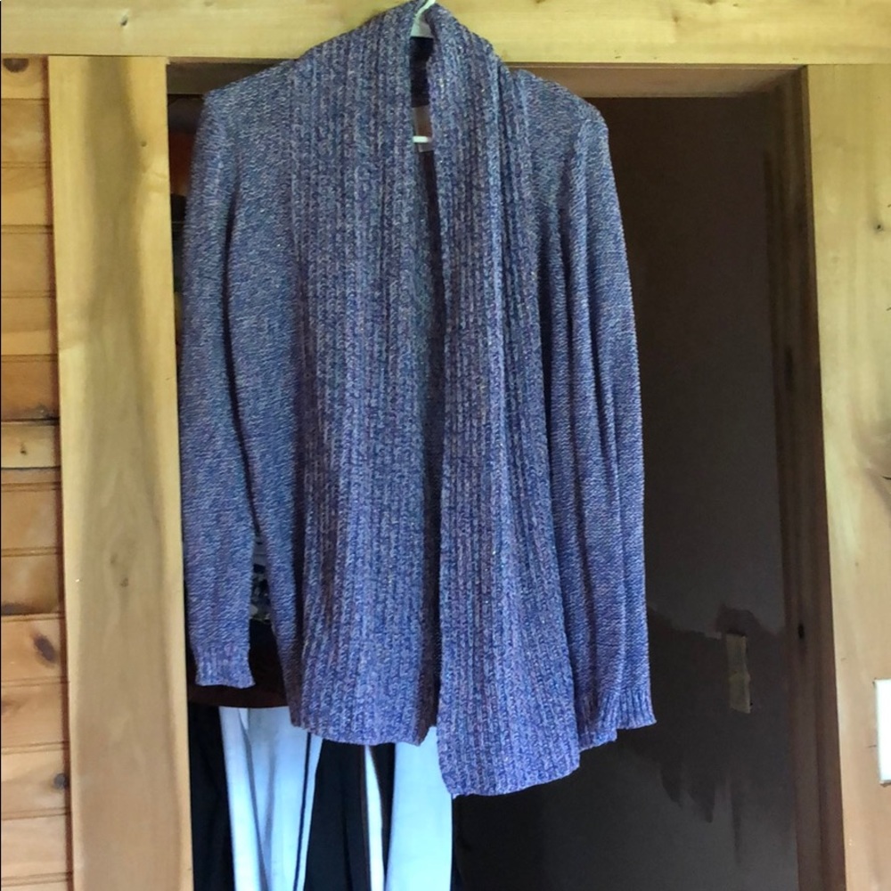 Purple sparkle Cat & Jack cardigan